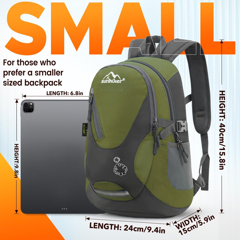 sunhiker Small Hiking Backpack Women Men 20L Lightweight Travel Backpack Daypack Casual Backpack For Cycling Outdoor Camping - Image 4